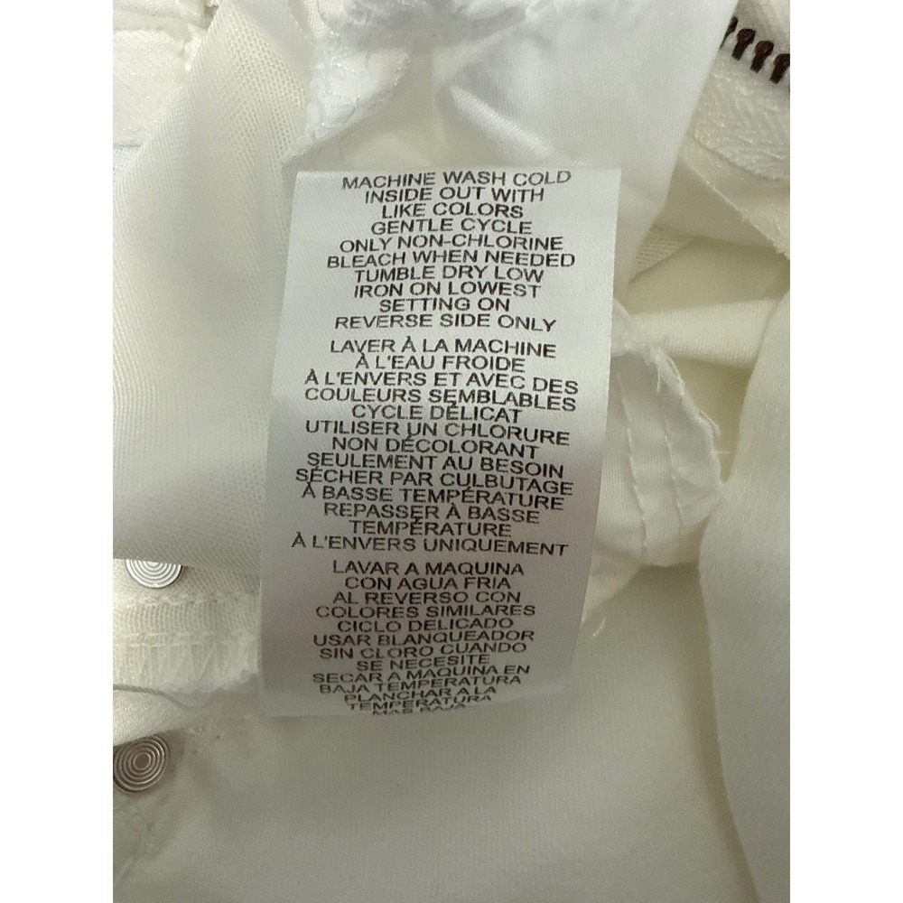 Wit & Wisdom Ab-solution White Bermuda Shorts Women 8 Cuffed L418ZSOW - Picture 10 of 12